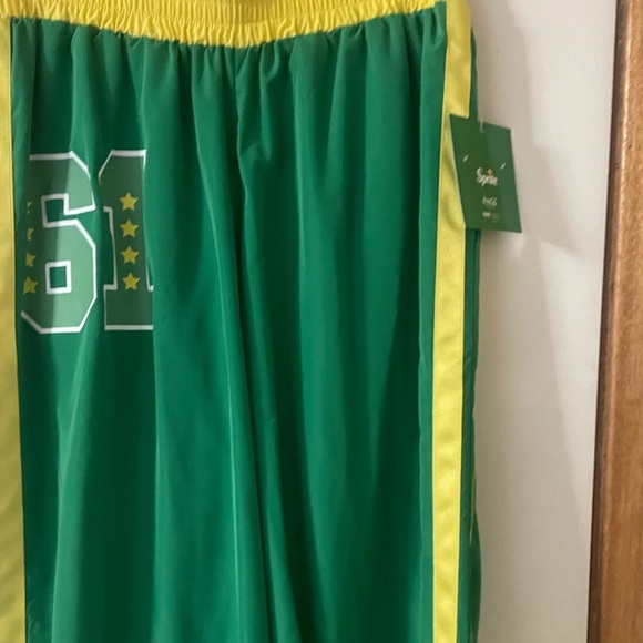 Sprite Colorful Green and Yellow (Small) Streetwear Joggers/Windbreaker Pants - Picture 2 of 12